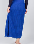 CLARA SKIRT 33" (BLUE) - Skirt - Yakira Bella