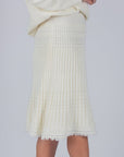 CLARA SKIRT (CREAM) 23" - Skirt - Yakira Bella