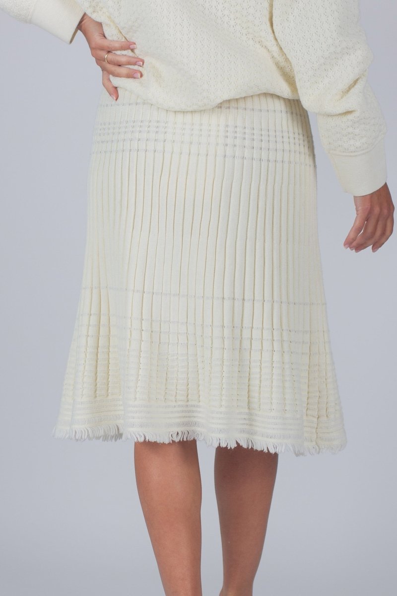 CLARA SKIRT (CREAM) 23" - Skirt - Yakira Bella