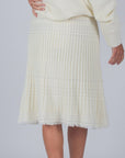 CLARA SKIRT (CREAM) 23" - Skirt - Yakira Bella