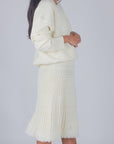 CLARA SKIRT (CREAM) 23" - Skirt - Yakira Bella