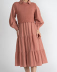 CLARISE DRESS (DUSTY ROSE) - Dress - Yakira Bella