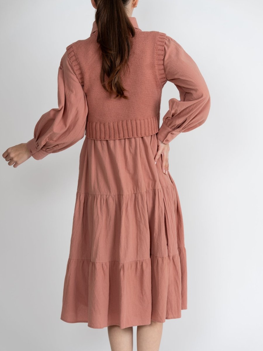 CLARISE DRESS (DUSTY ROSE) - Dress - Yakira Bella