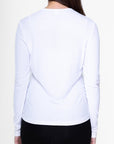 CLASSIC RIBBED CREW (WHITE) - Top - Yakira Bella