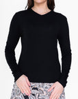 CLASSIC RIBBED V (BLACK) - Top - Yakira Bella