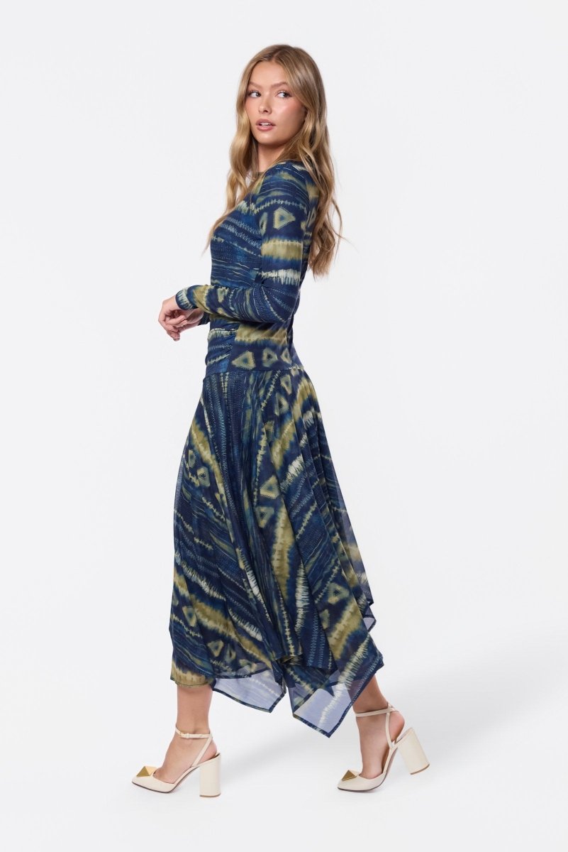Claudia Dress (Teal Multi) - Dress - Yakira Bella