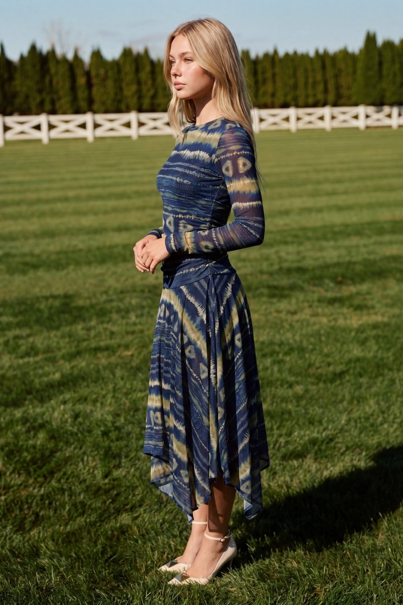 Claudia Dress (Teal Multi) - Dress - Yakira Bella