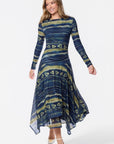 Claudia Dress (Teal Multi) - Dress - Yakira Bella