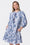 Clio Dress 37" (Blue White) - Dress - Yakira Bella