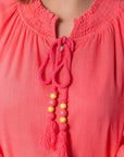 Clio Dress 37" (Pink) - Dress - Yakira Bella