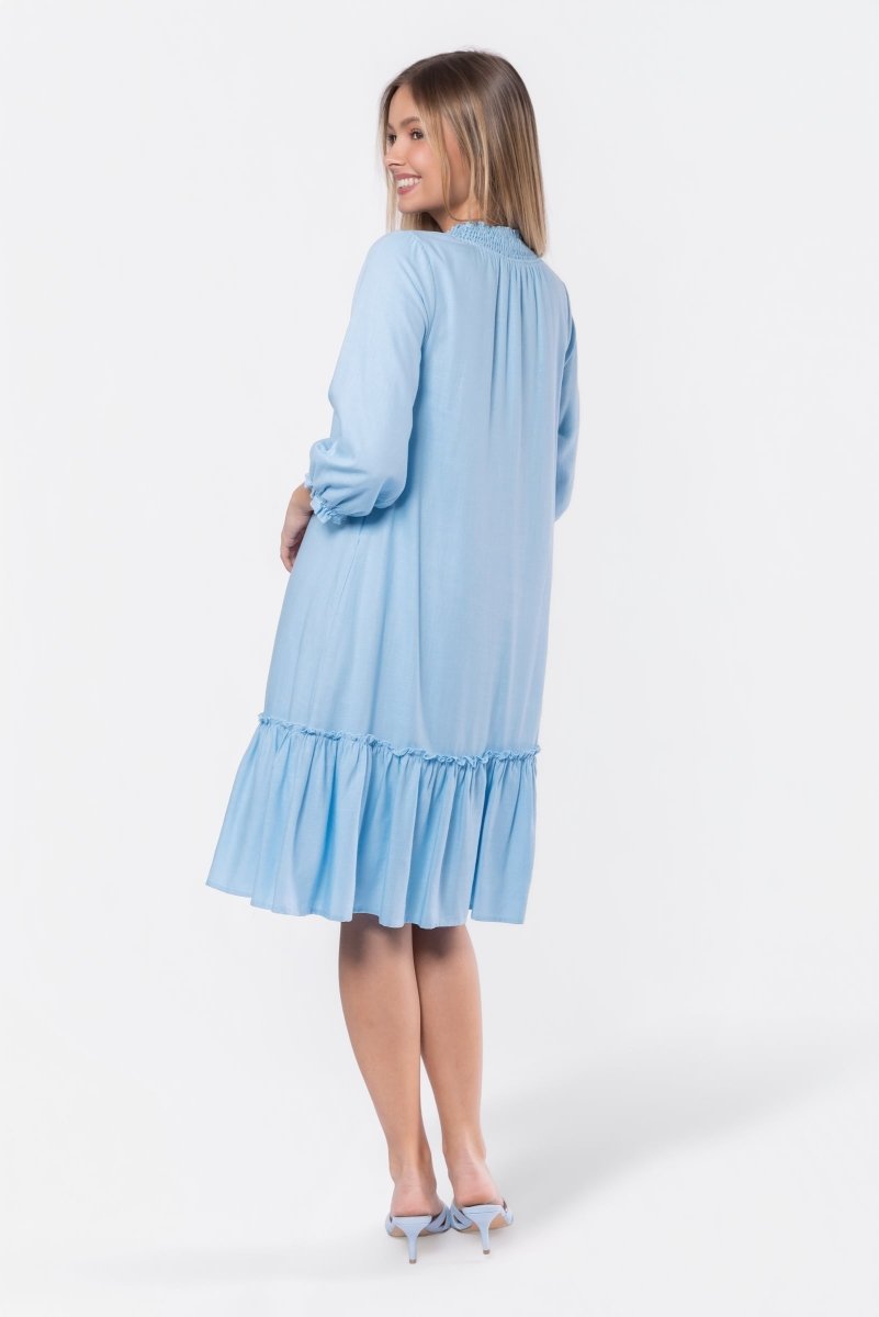 Clio Dress 40" (Light Blue) - Dress - Yakira Bella