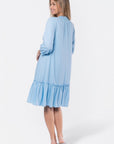 Clio Dress 40" (Light Blue) - Dress - Yakira Bella