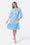 Clio Dress 40" (Light Blue) - Dress - Yakira Bella