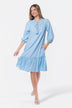 Clio Dress 40" (Light Blue)