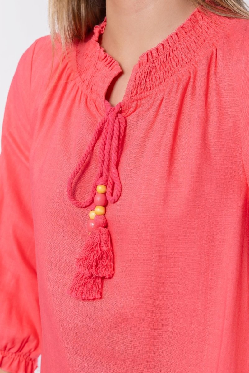 Clio Dress 40" (Pink) - Dress - Yakira Bella