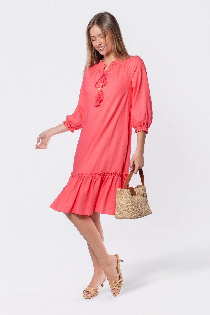 Clio Dress 40" (Pink) - Dress - Yakira Bella
