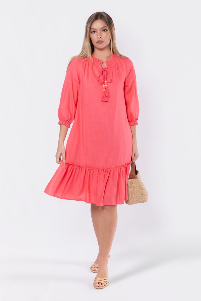 Clio Dress 40" (Pink) - Dress - Yakira Bella