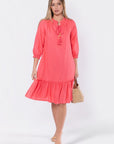 Clio Dress 40" (Pink) - Dress - Yakira Bella