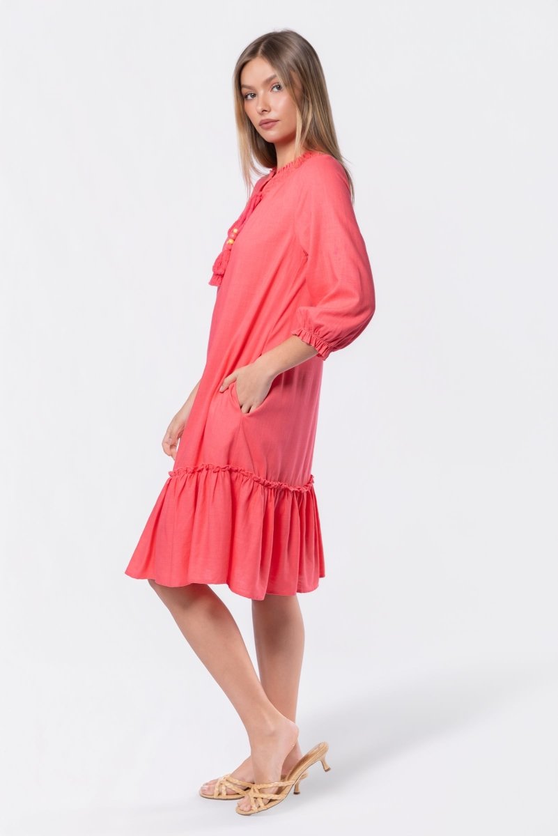 Clio Dress 40" (Pink) - Dress - Yakira Bella