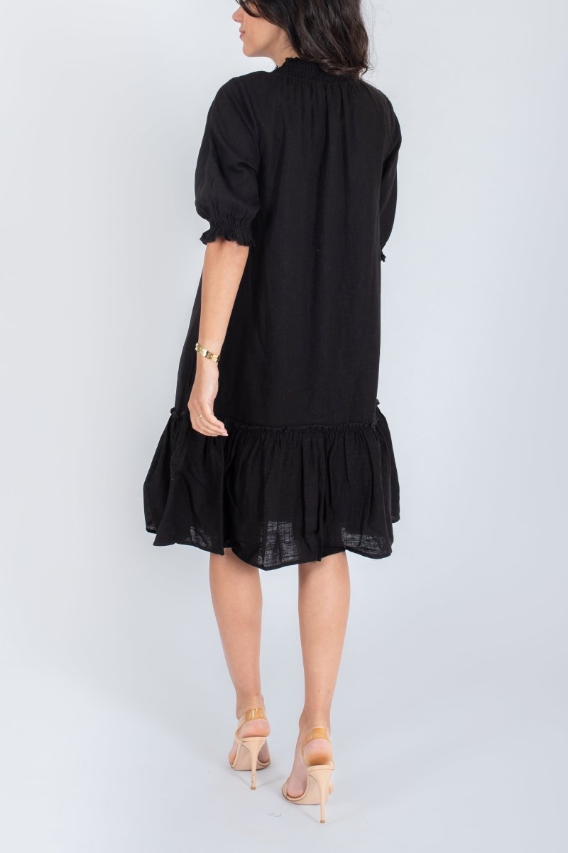 CLIO DRESS (BLACK) 37.5" - Dress - Yakira Bella