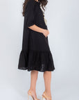 CLIO DRESS (BLACK) 37.5" - Dress - Yakira Bella