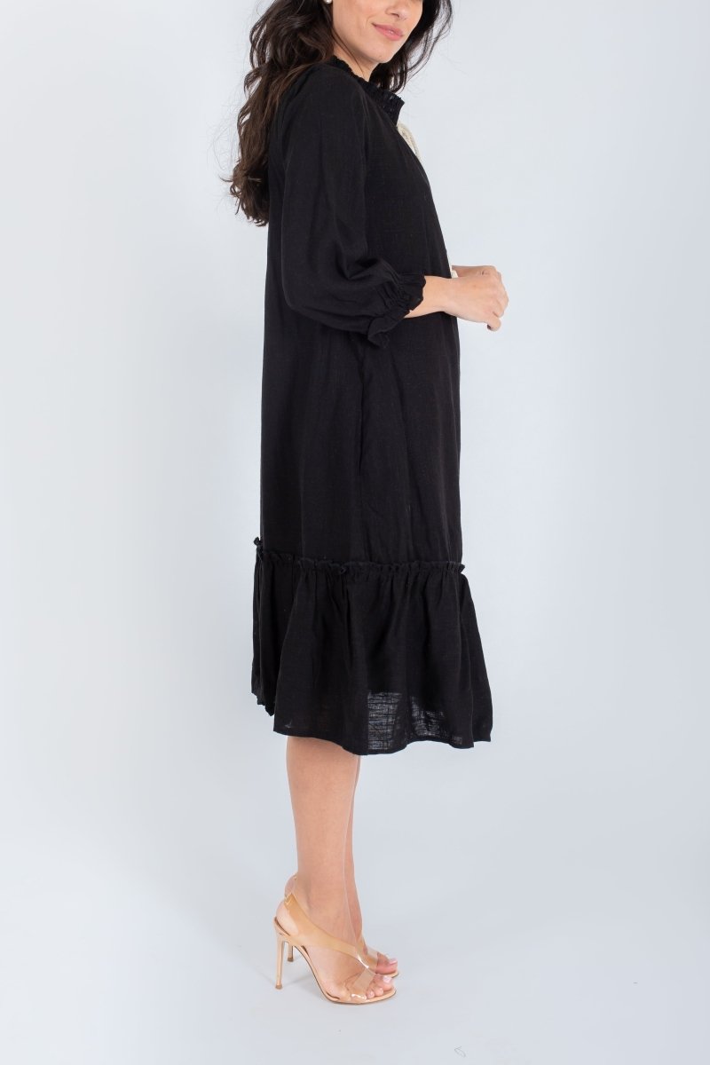 CLIO DRESS (BLACK) 40" - Dress - Yakira Bella