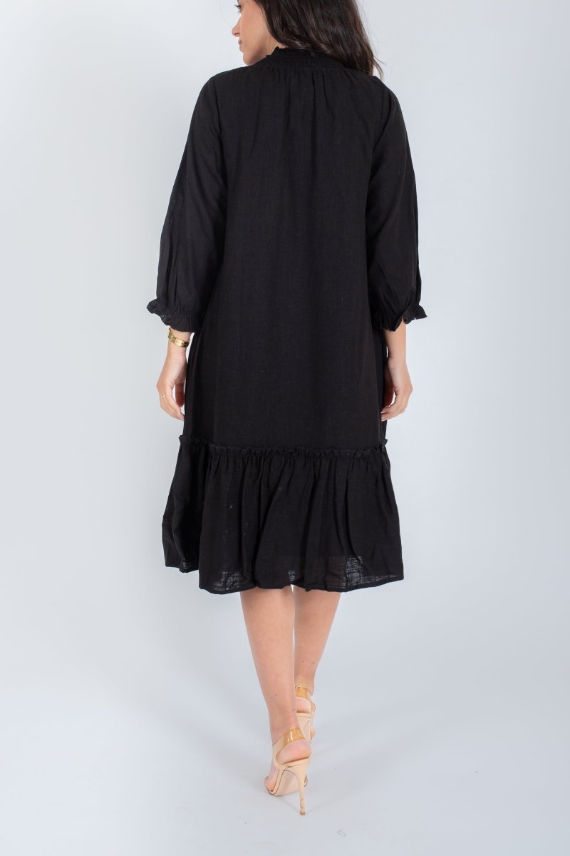 CLIO DRESS (BLACK) 40" - Dress - Yakira Bella