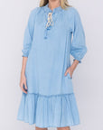 CLIO DRESS (CHAMBRAY) 40" - Dress - Yakira Bella