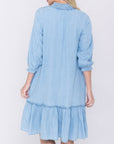 CLIO DRESS (CHAMBRAY) 40" - Dress - Yakira Bella