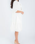 CLIO DRESS (WHITE) 37.5" - Dress - Yakira Bella