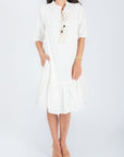 CLIO DRESS (WHITE) 37.5" - Dress - Yakira Bella