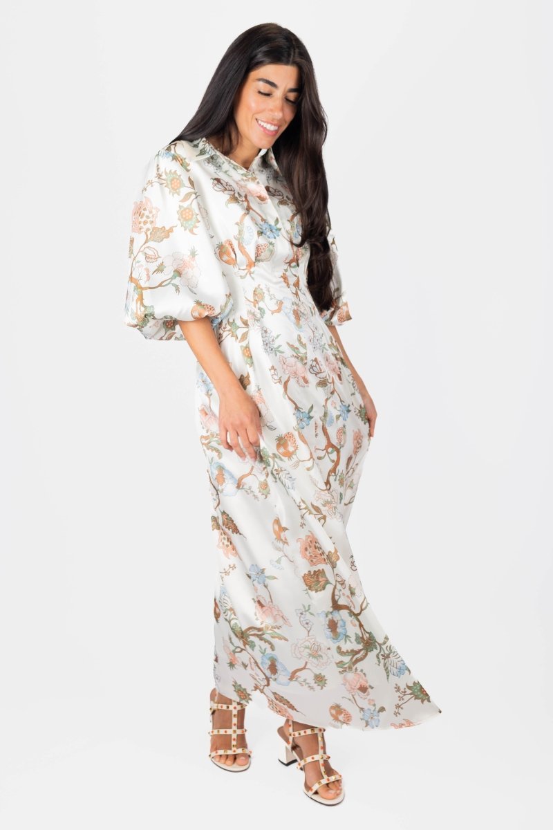 Colette Dress (Ivory Pattern) - Dress - Yakira Bella
