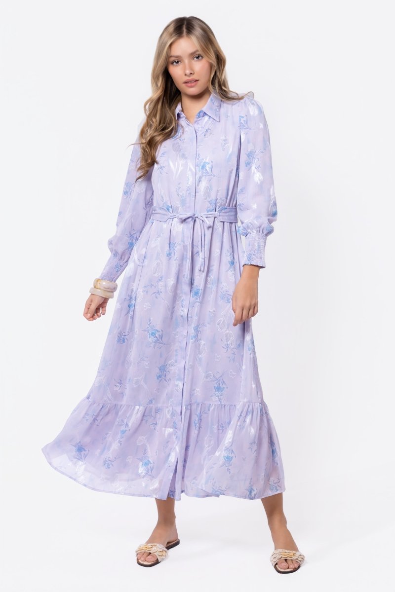 Connie Dress (Blue/White) - Dress - Yakira Bella