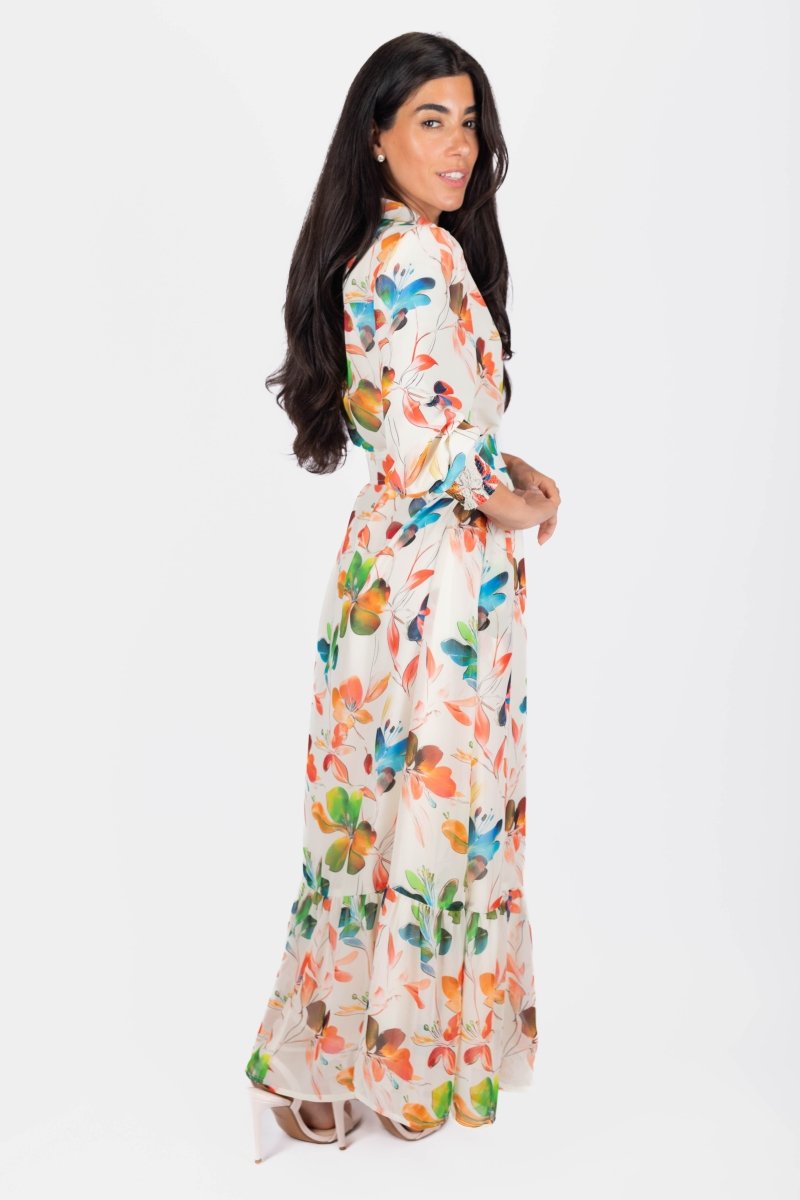 Connie Dress (Ivory Ground) - Dress - Yakira Bella