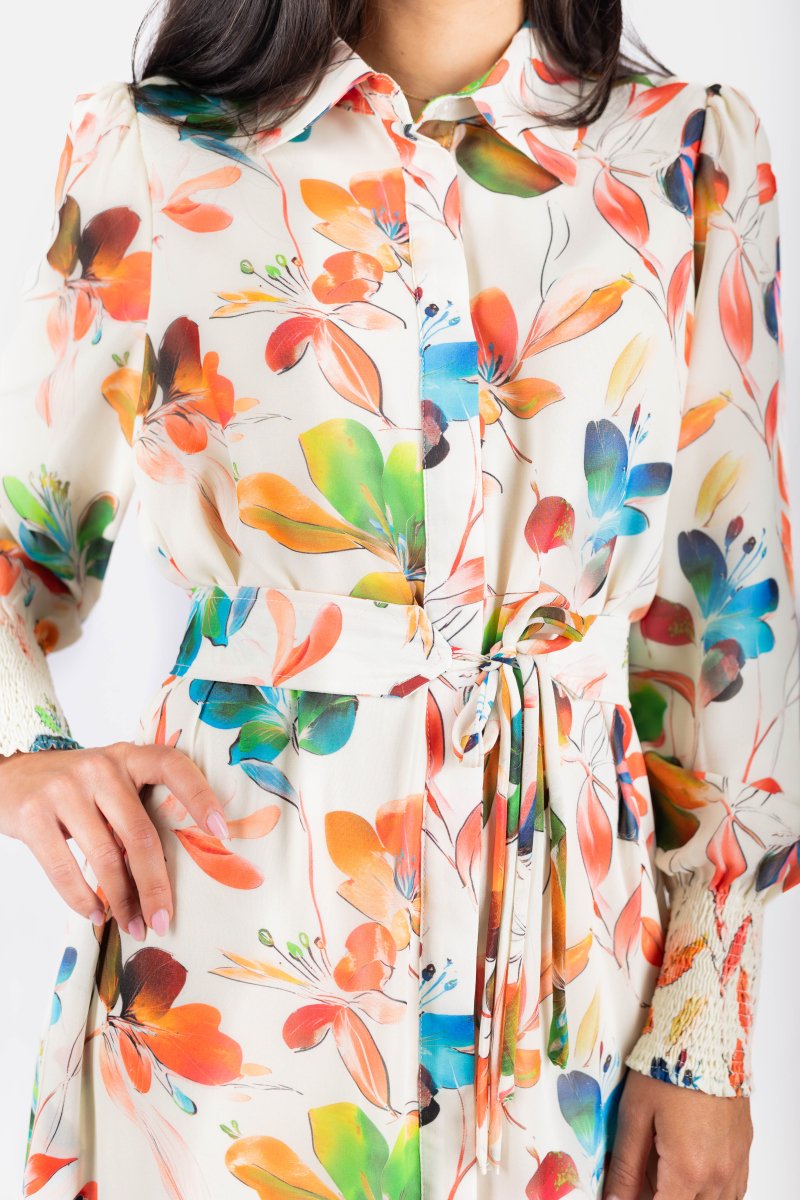 Connie Dress (Ivory Ground) - Dress - Yakira Bella