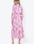 Connie Dress (Pink Flower) - Dress - Yakira Bella