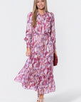 Connie Dress (Purple Pattern) - Dress - Yakira Bella