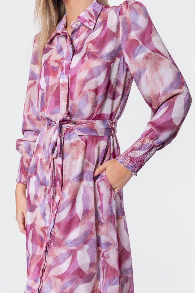 Connie Dress (Purple Pattern) - Dress - Yakira Bella