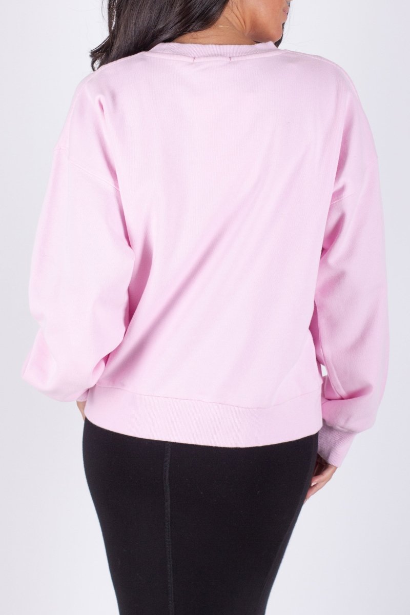 CREWNECK SWEATSHIRT (PINK) - Top - Yakira Bella