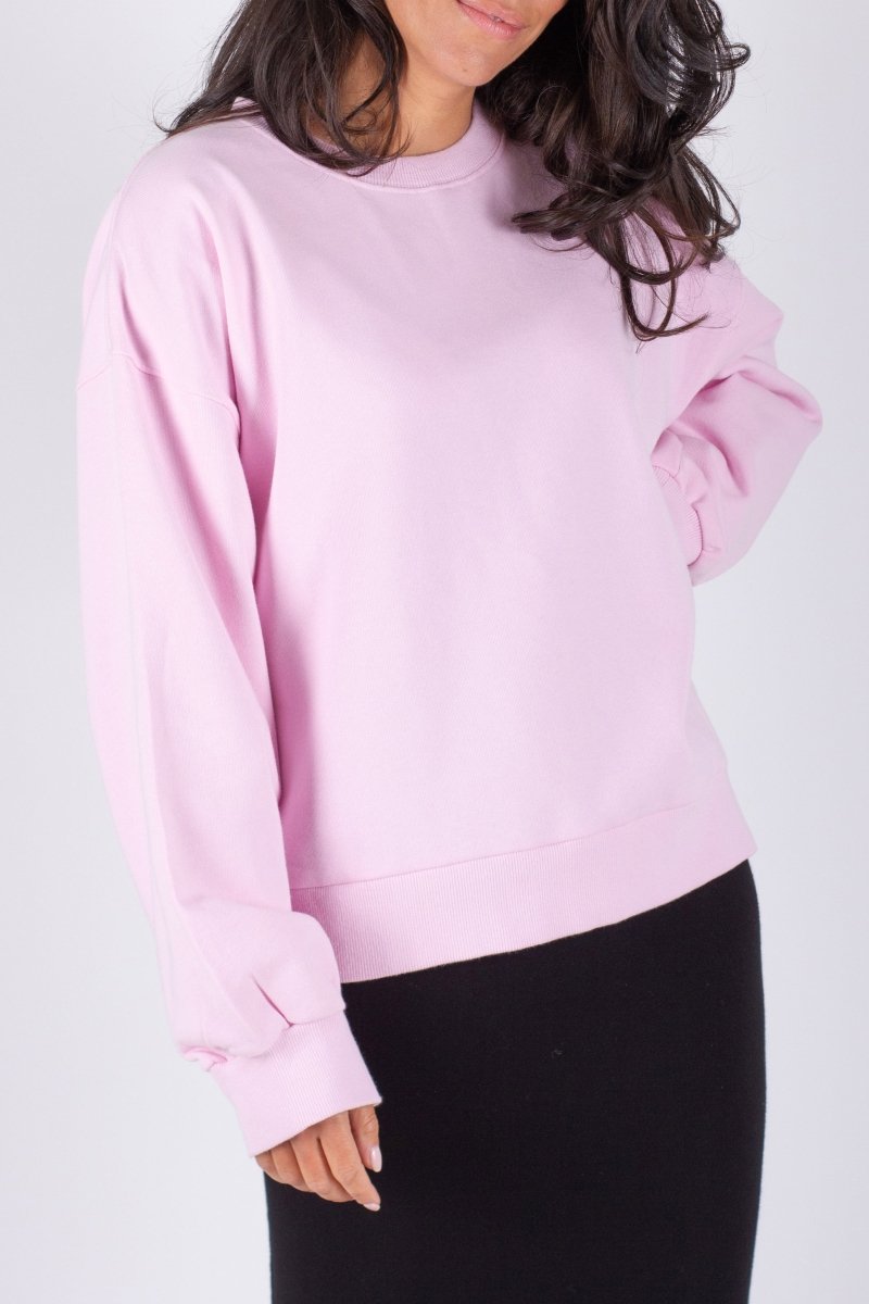 CREWNECK SWEATSHIRT (PINK) - Top - Yakira Bella