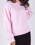 CREWNECK SWEATSHIRT (PINK) - Top - Yakira Bella