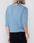 CROPPED TEE (BLUE) - Top - Yakira Bella