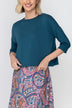 Cropped Tee (Teal)