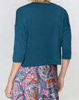 CROPPED TEE (TEAL) - Top - Yakira Bella