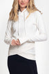 Crossover Hem Hoodie (Ivory)