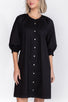 DAHLIA DRESS (BLACK) 38" - Dress - Yakira Bella