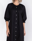 DAHLIA DRESS (BLACK) 38" - Dress - Yakira Bella