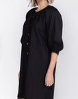 DAHLIA DRESS (BLACK) 38" - Dress - Yakira Bella