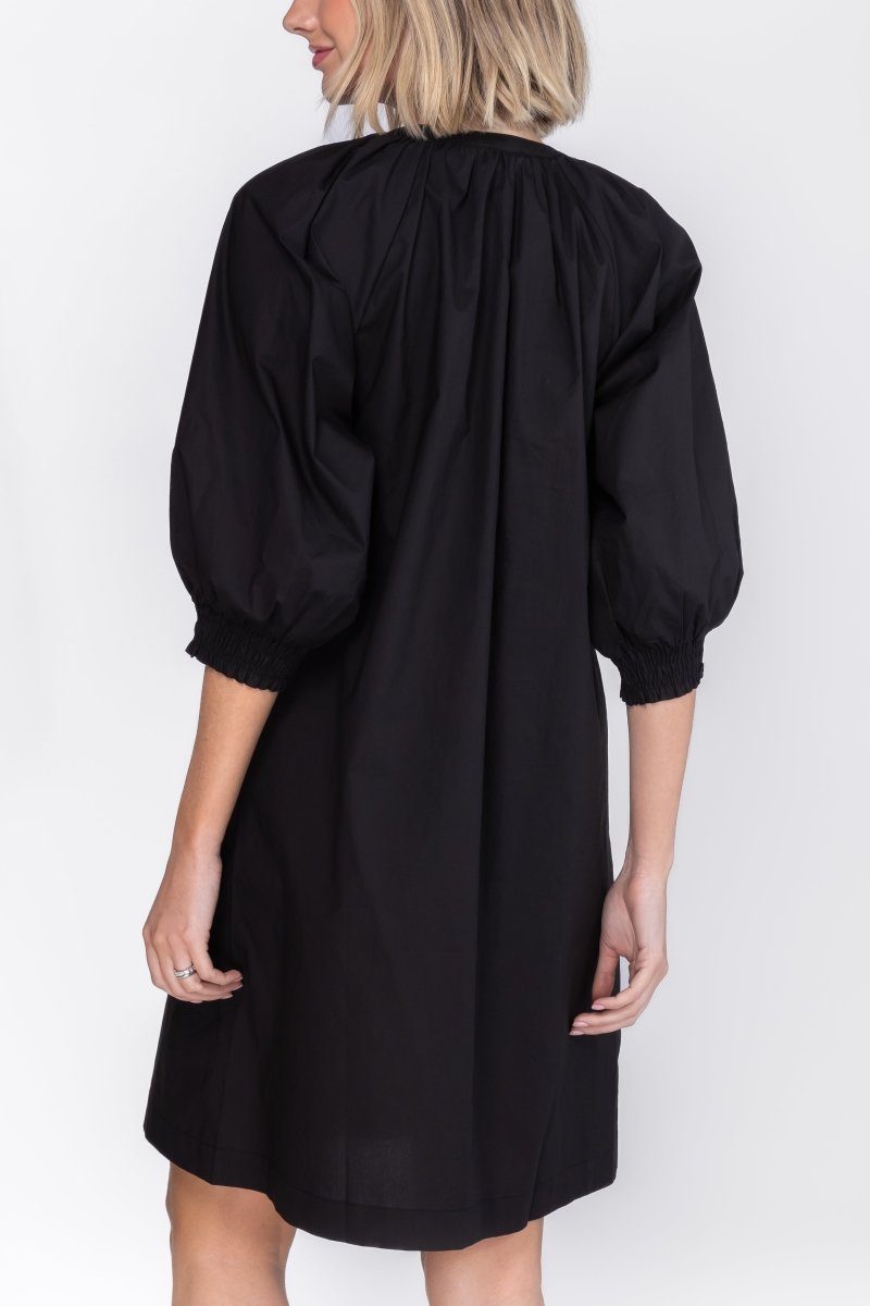 DAHLIA DRESS (BLACK) 38" - Dress - Yakira Bella