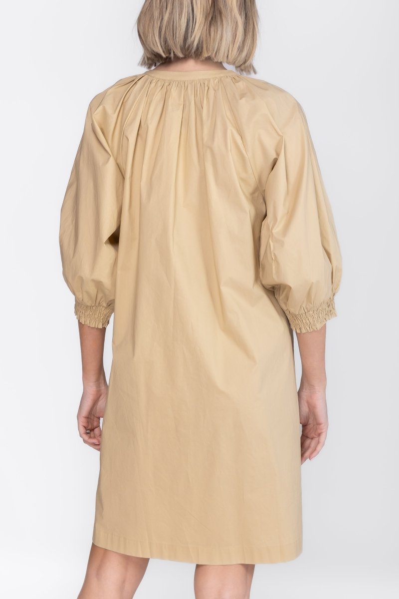 DAHLIA DRESS (KHAKI) 38" - Dress - Yakira Bella